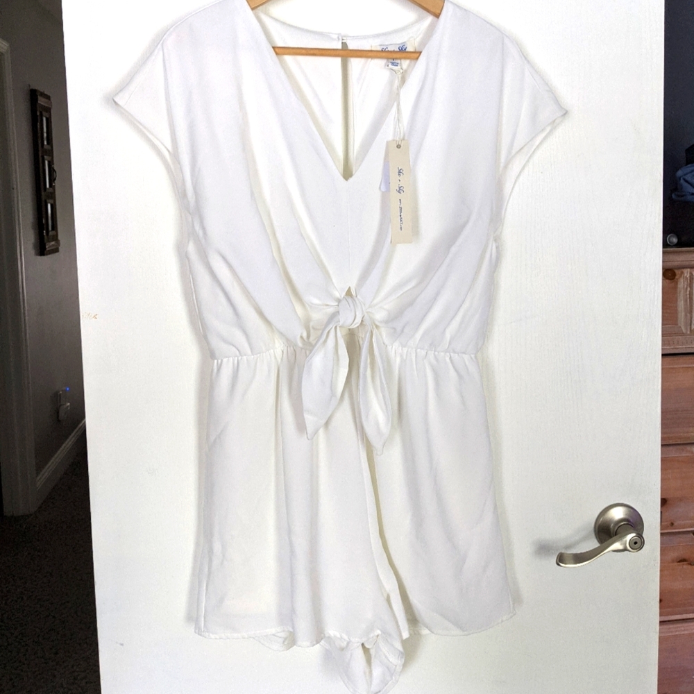 White Romper